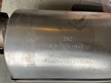 HMMWV M998 Muffler AM General 12460090 2990-01-411-3947