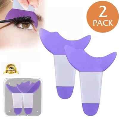 Mascara Applicator Lash Guard Silicone Eyelash Eyeline Guard Portable Mascara US