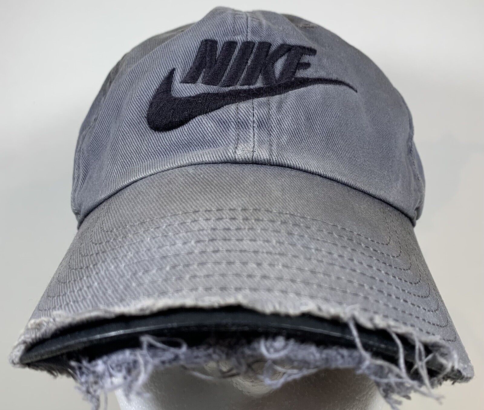 Nike Swoosh Hat Heritage Sports Gray | eBay