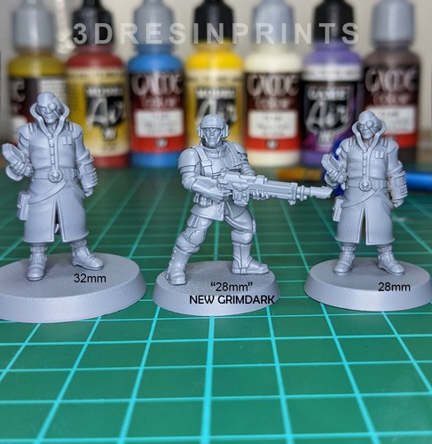 NUN WITH SPEAR || Fantasy Cleric Girl, Tabletop Unpainted Resin Miniature V99 - Picture 5 of 7