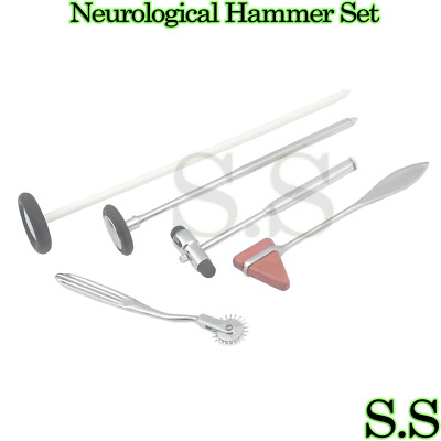 Neurological Hammer Set, Complete With five (5) Instruments DS-790