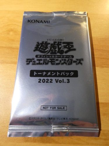 YUGIOH TOURNAMENT PACK 2022 VOL.3 RARE BOOSTER JAPANESE SEALED PACK JAPAN - Photo 1/2