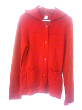 Gap heavy weight collared button down cardigan, size Medium, NWOT
