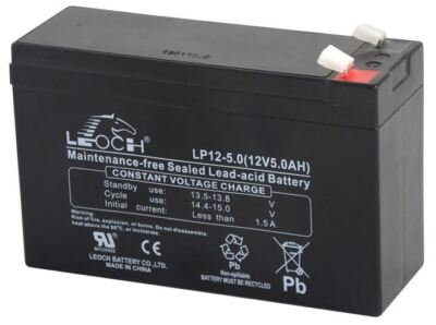 LEOCH - LP Series Allzweck 12V 5Ah Wartungsfreie SLA Batterie