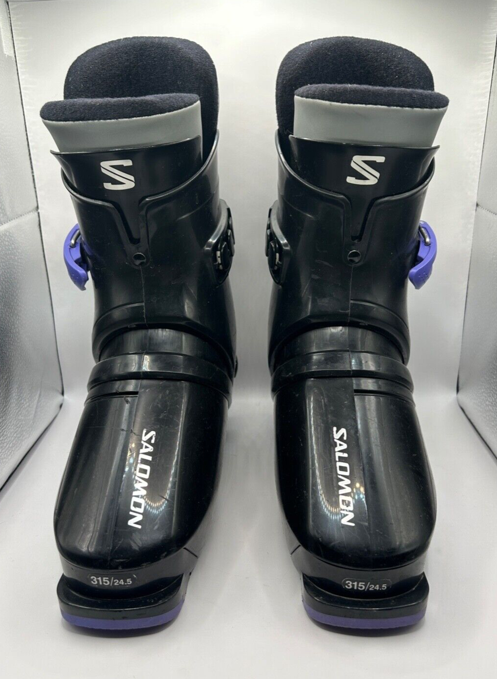 Scarponi da sci da discesa Salomon 410 nero viola 315 24 5