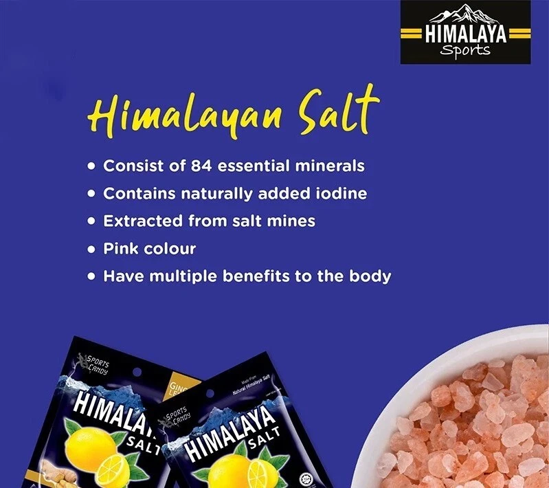 2x Big Foot Natural Himalaya Salt Mint Candy Lemon Flavour Cool-12pcksx15g - Image 2 of 4