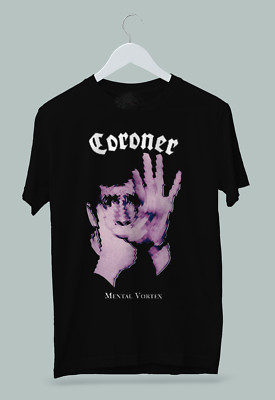 Coroner Swiss Thrash Metal Band Cotton Black S-234XL Shirt