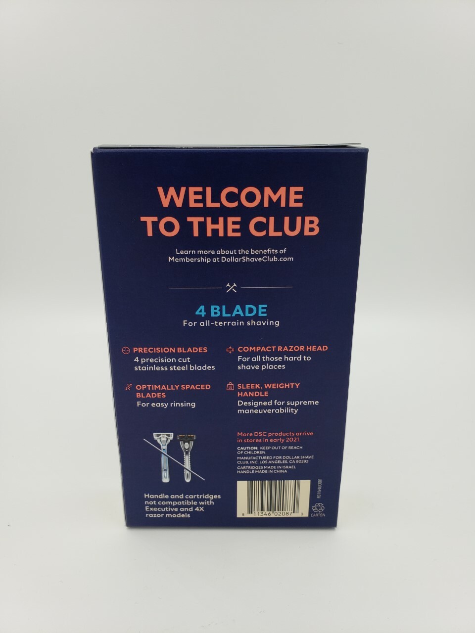 Dollar Shave Club 4 Blade Bundle All-Terrain *NEW**