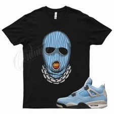 Black SKI T Shirt for J1 4 University Blue Tech Grey Cement 1 Powder UNC