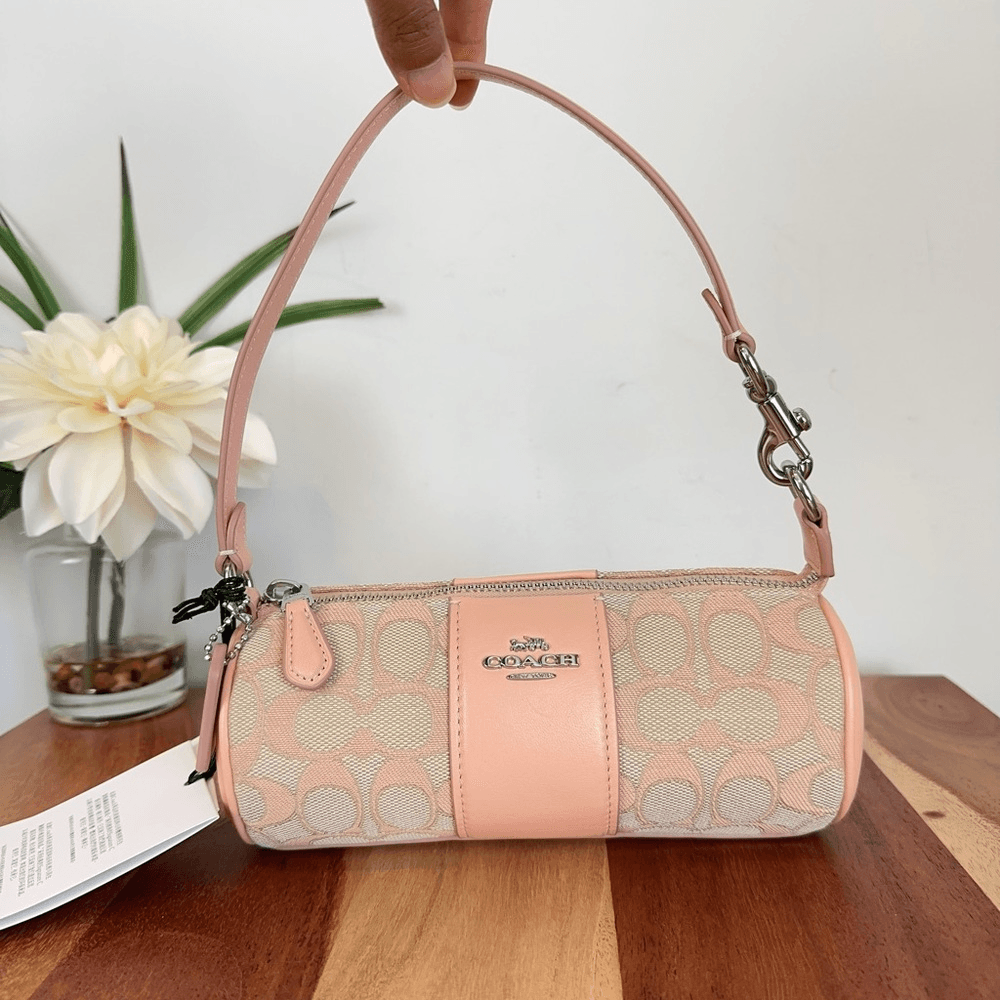 NWT Coach Nolita Barrel Bag In Signature Jacquard | eBay