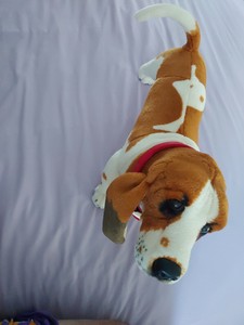 realistic stuffed beagle