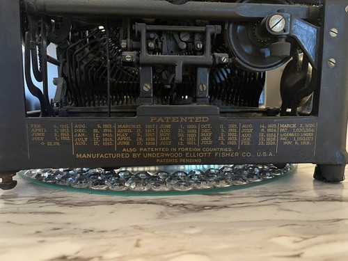 Underwood No. 5 Standard Typewriter - Picture 11 of 14