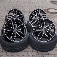 18 Pollici Cerchi RS3 Per Audi A3 S3 8P 8V Gy Tfsie Q2 SQ2 Q3 8U Nero Lucidato