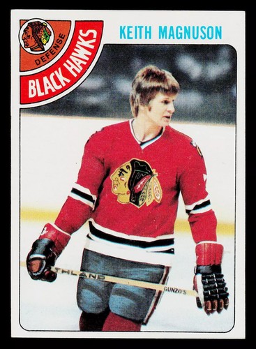 1978-79 TOPPS NHL Hockey Card #34 - KEITH MAGNUSON, Chicago Black Hawks ...