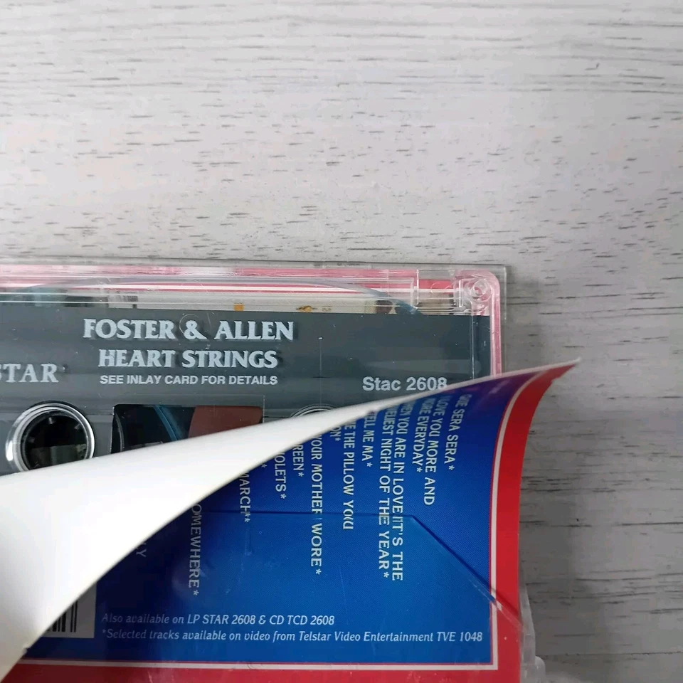 FOSTER & ALLEN HEART STRINGS CASSETTE TAPE ALBUM - RARE RETRO VINTAGE Foto 2 de 4