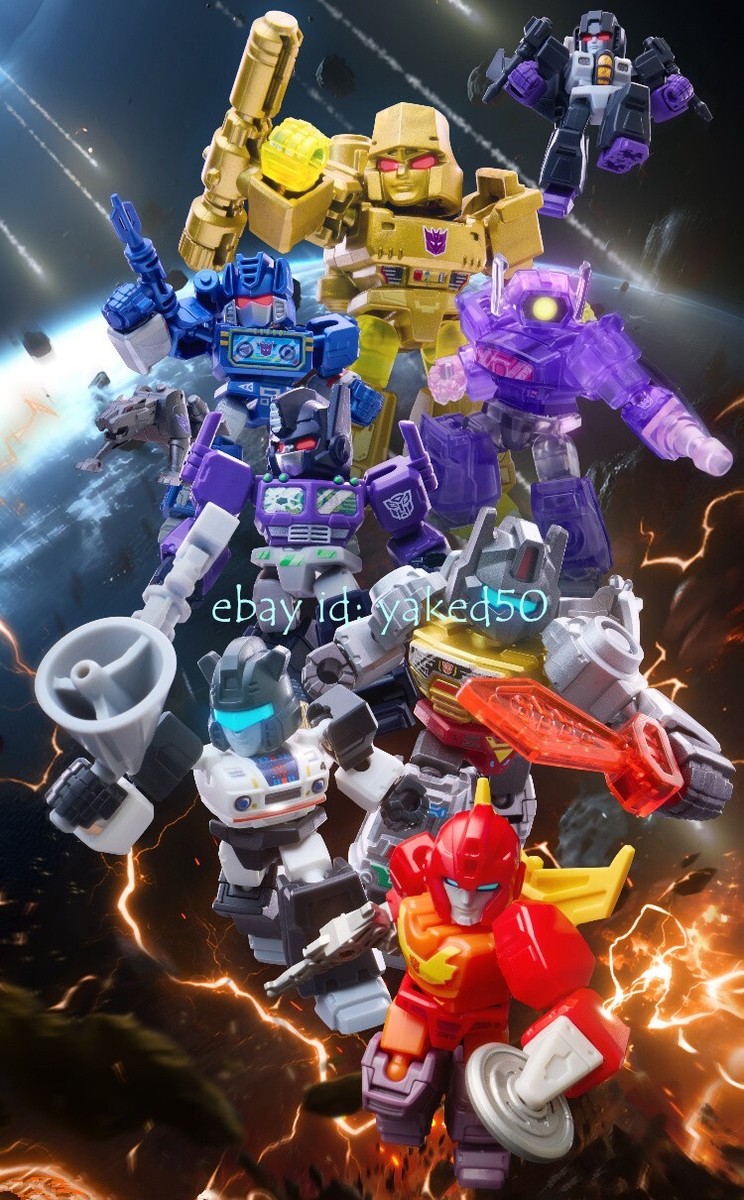 美品　３点セット　Black Prime似, Rodimus似,Hotrod似 3D Upgrade Kits For Power of the Primes Rodimus Prime Hot