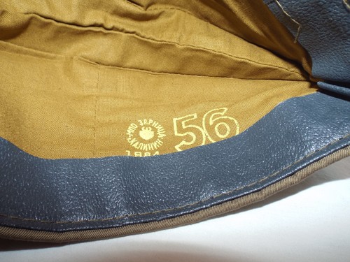 Russian Soviet USSR Army Military Pilotka Hat Cap W/Signal Troop Patches - Picture 4 of 4