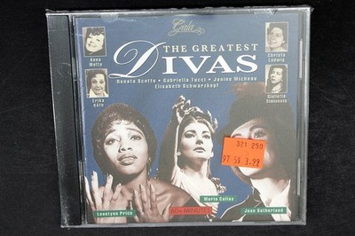 The Greatest Divas CD 1995 Gala Opera Classical Compilation GL 397 Sealed
