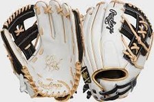 New Rawlings Heart of the Hide 12" Fastpitch Softball Glove RHT White/Black