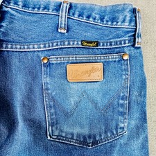 Vtg Wrangler 13MWZ Jeans Mens 42x30 Blue Western Cowboy Cut Rodeo Original Fit