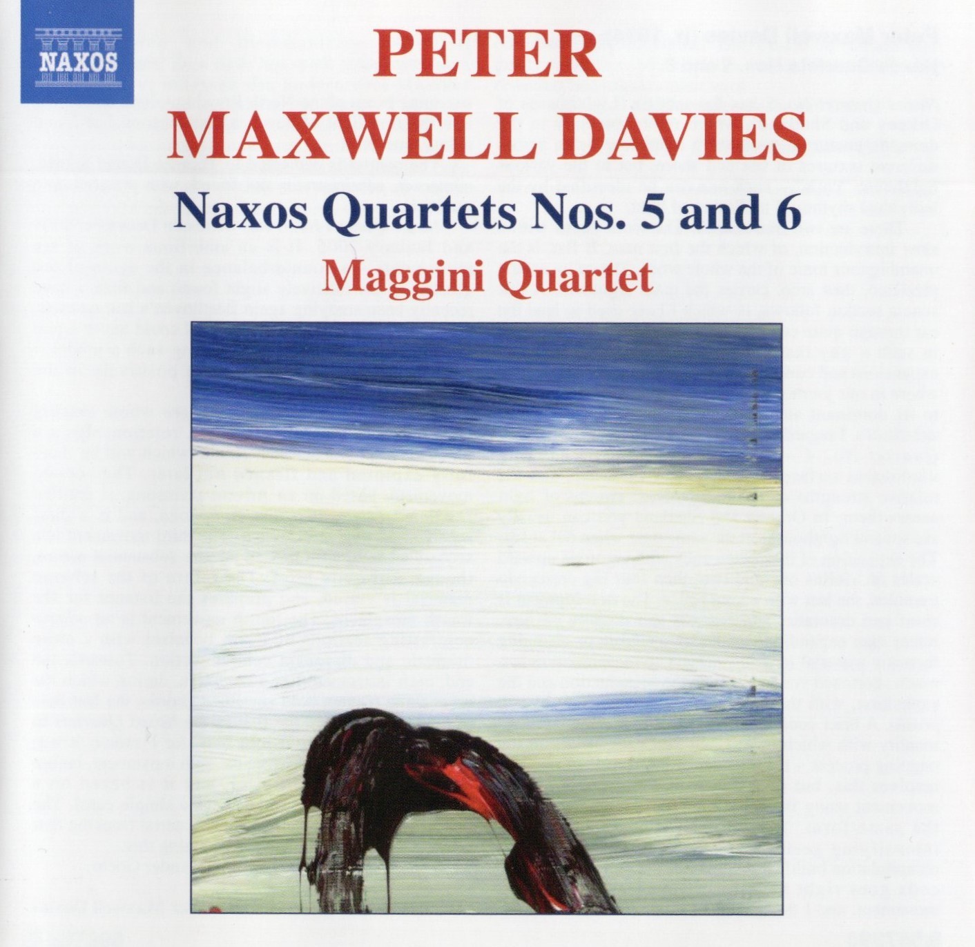 Peter Maxwell Davies - Naxos Quartets Nos. 5 and 6 / Maggini Quartet