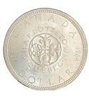 1964 CANADA $1 SILVER DOLLAR - 80% SILVER