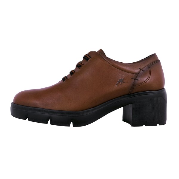 Fluchos Fugaz: Zapatos Para Mujer  Plantillas Extraíbles Marrón Piel F2115