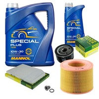 Mann Inspektionspaket 6L Mannol Special Plus 10W-30 FüR Renault Laguna I 2.0