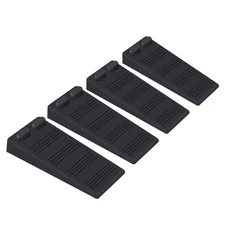 Door Stop Rubber Wedge Thin Door Stoppers for Bottom of Door Silica Gel Flexi...