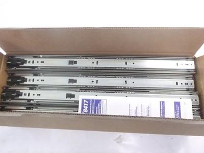 10 Pair Knape & Vogt 20'' Full Extension Self Close Ball Bearing Drawer Slide