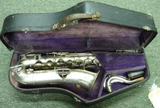 Buescher True Tone Low Pitch C Melody Saxophone #82431 Early 1920's.