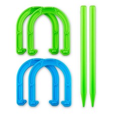 Horseshoe Game Set - Indoor Outdoor, Toy Sports Equipment for Kids Ages 3
