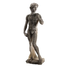 Statua da Giardino Antica in Graniglia David di Michelangelo '900