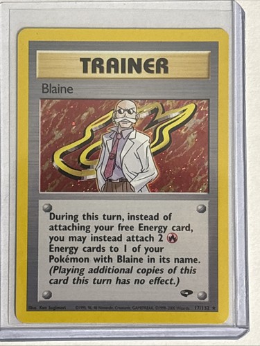 Blaine Trainer Gym Challenge Holo 17/132
