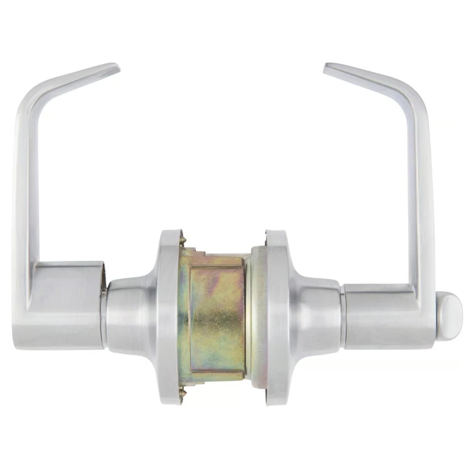 Paquete de 4 Brinks Comercial Grado 2 Mano Izquierda Llave Palanca de Entrada Níquel Satinado Foto 2 de 4