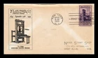 DR JIM STAMPS US COVER PRINTING 300TH ANNIVERSARY FDC SCOTT 857 LINPRINT CACHET
