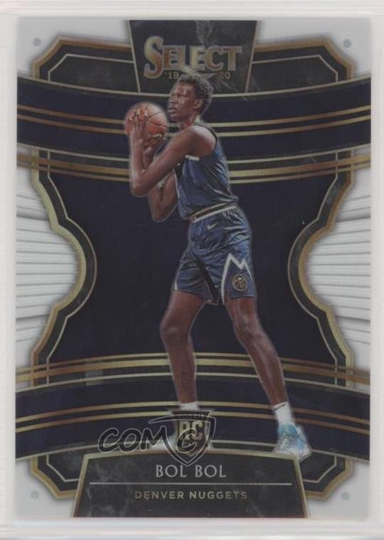 2019-20 Panini Select Concourse White Prizm 105/149 Bol Bol #56 01tv