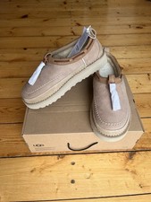 Brand New: UGG Tasman Crafted Regenerate Sand Suede Slippers, Unisex, Size M8/W9
