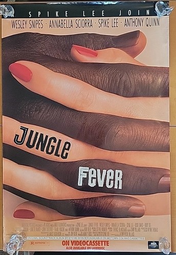 1991 JUNGLE FEVER Spike Lee Wesley Snipes Halle Berry ORIGINAL Movie Poster