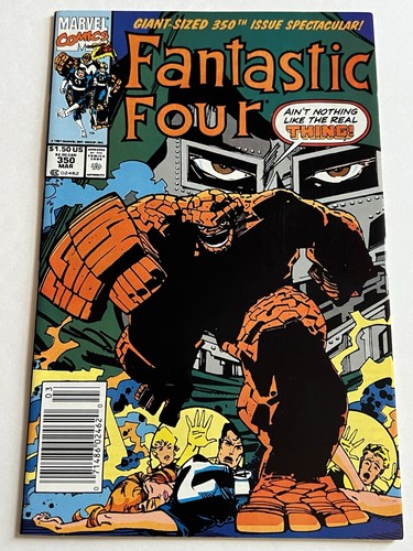 Fantastic Four 350 Marvel Comics 1991 VF / NM 8.5 - 9.0 Doctor Doom App - Picture 2 of 21