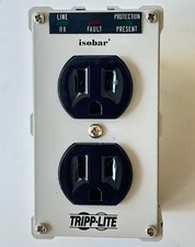 Tripp Lite ISOBLOK2-0 2-Outlet Surge Protector Noise Filter 120V 15A White