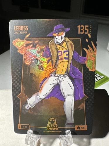 2025 Bo Jackson Battle Arena Leboss BF-121 Battlefoil Fire Lebron James Lakers