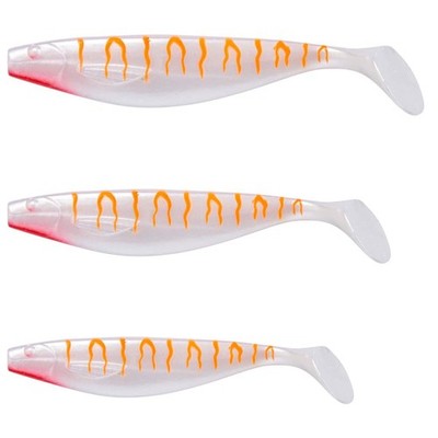 Balzer Shirasu MaJo Booster Shad Albino 10 13 17 cm Gummifisch Hecht Zander