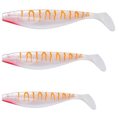 Balzer Shirasu MaJo Booster Shad Albino 10 13 17 cm Gummifisch Hecht Zander