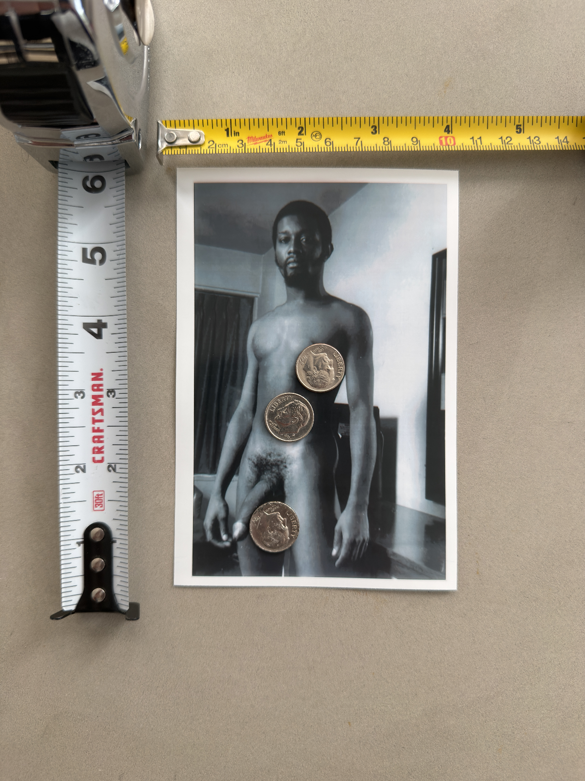 Nude Male Model Handsome Men Muscular Naked Gay Man Vintage Hot 4x6