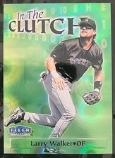 1998 Fleer Tradition - In the Clutch Larry Walker #15IC