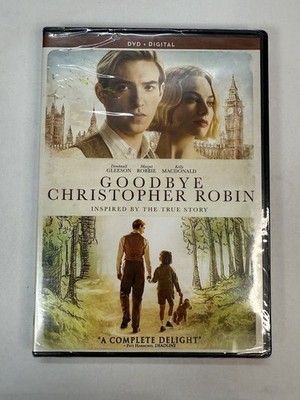 Goodbye Christopher Robin DVD 2017 Margot Robbie Domhnall Gleeson NEW Sealed