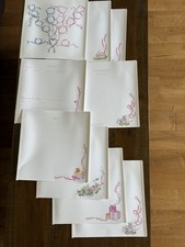 Lot Of 9 Creative Memory 12 X 12 Baby Girl Pages/7 Double Side Print