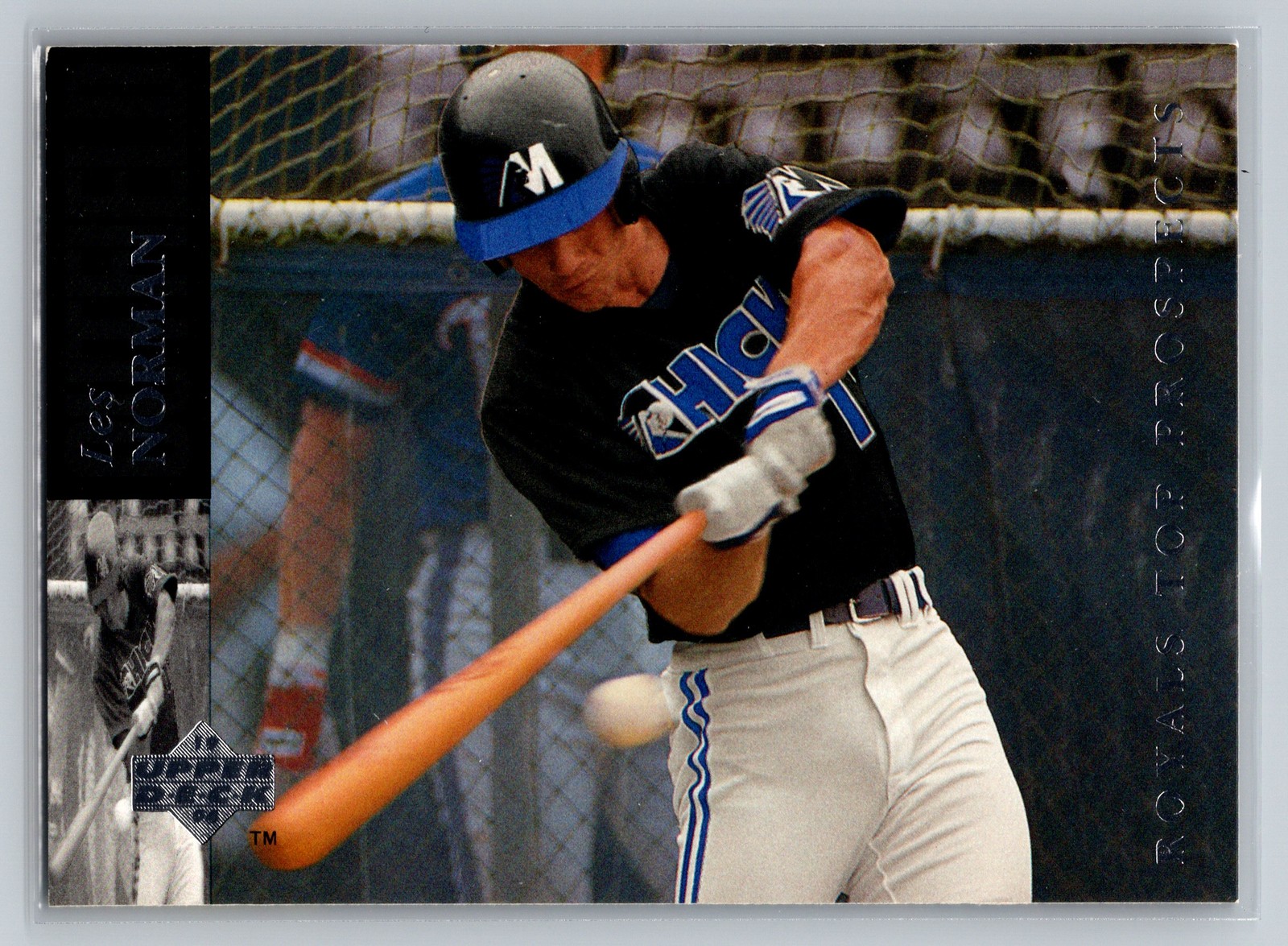 1993 Upper Deck Les Norman #34 Royals Top Prospects Memphis Baseball Card