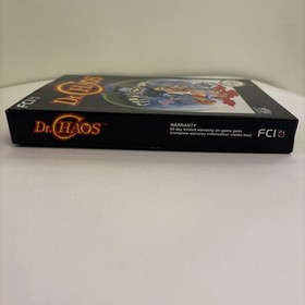 Dr. Chaos NES 1988 Full Box, Cartridge, Manual Nintendo 8 Bit CIB Cartridge